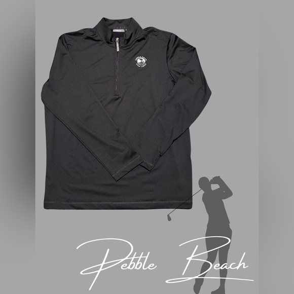 Travis Mathew Half Zip Zachary Jacket w Pebble Logo - Picture 1 of 2
